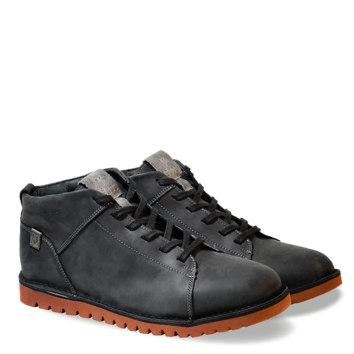 VEROZ - Zapato Hombre De Cuero Milenio Mid Negro Véroz