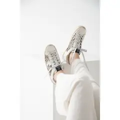 BRICK LONDON - SILVER ZEBRA SNEAKER