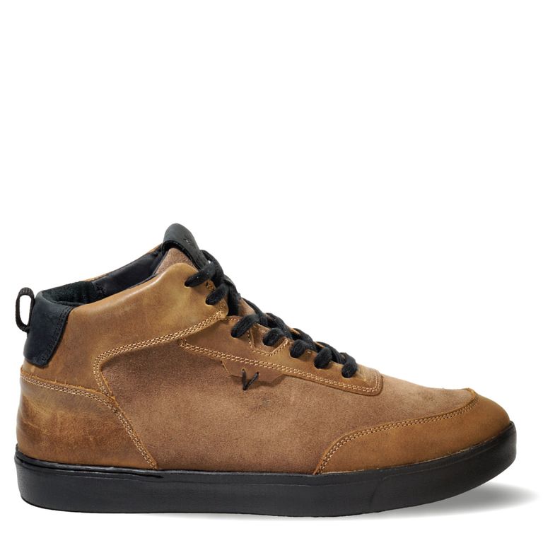 Zapatilla Hombre De Cuero Trend Mid Light Cafe Véroz