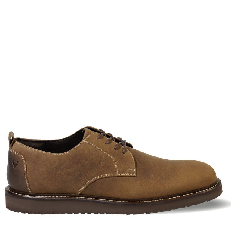 Zapato Hombre De Cuero Cau Vang Cafe Véroz