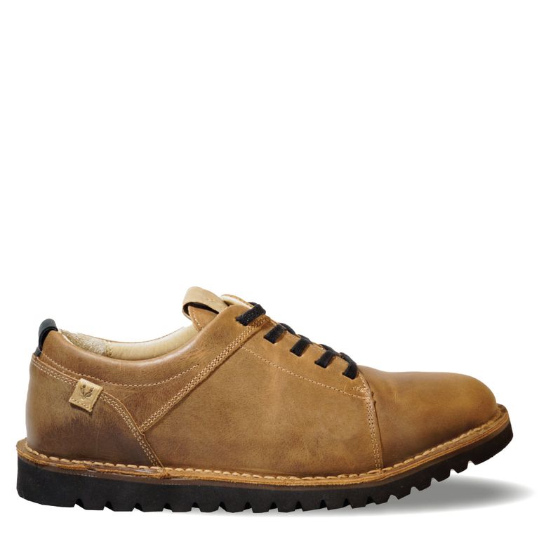 Zapato Hombre De Cuero Milenio Cafe Véroz