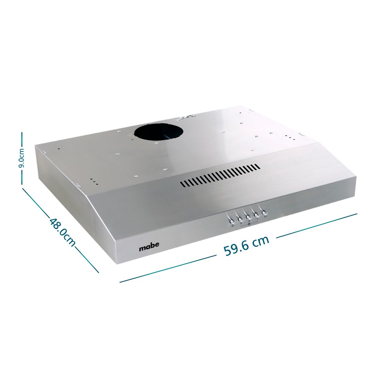 MABE - Campana de Pared 60cm Extractora CM6045XV0 Mabe