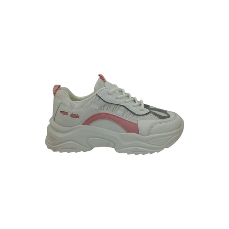HERIEL - Zapatilla Rosa Ecocuero Mujer