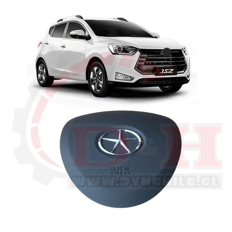GENERICO - Tapa Airbag Centro Volante Compatible Jac Js2 2020-2025.