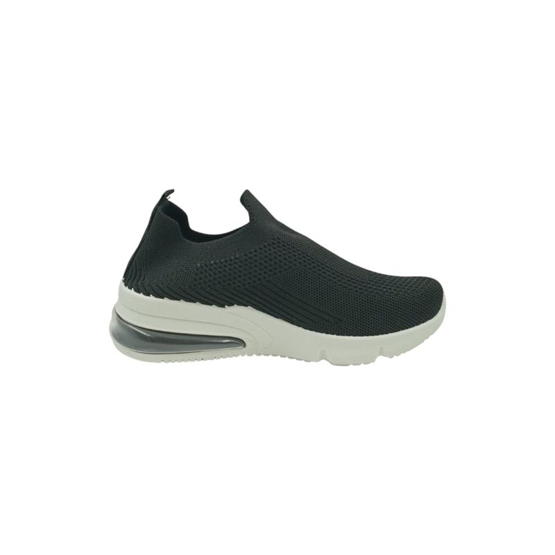 HERIEL - Zapatilla Negra Textil Mujer