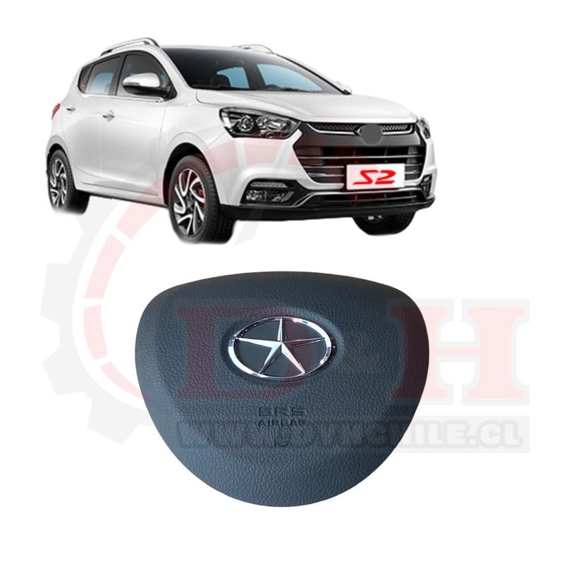 GENERICO - Tapa Airbag Centro Volante Compatible Jac S2 2020-2025