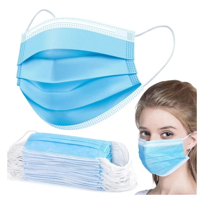 ROZENBERG SPA - Mascarillas Quirúrgicas Desechables 3 Capas-caja 50 Unidades