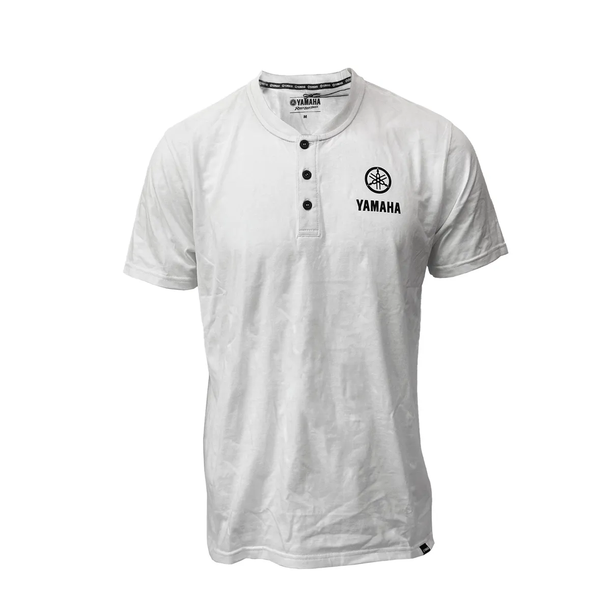 YAMAHA - Polera De Hombre Manga Corta Yamaha Boton Blanco