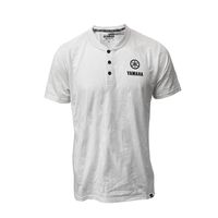 Polera De Hombre Manga Corta Boton Blanco