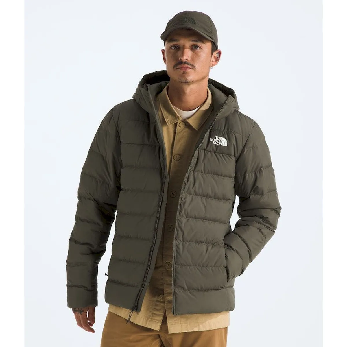 THE NORTH FACE - Chaqueta De Pluma Aconcagua 3 Hoodie Hombre - Verde