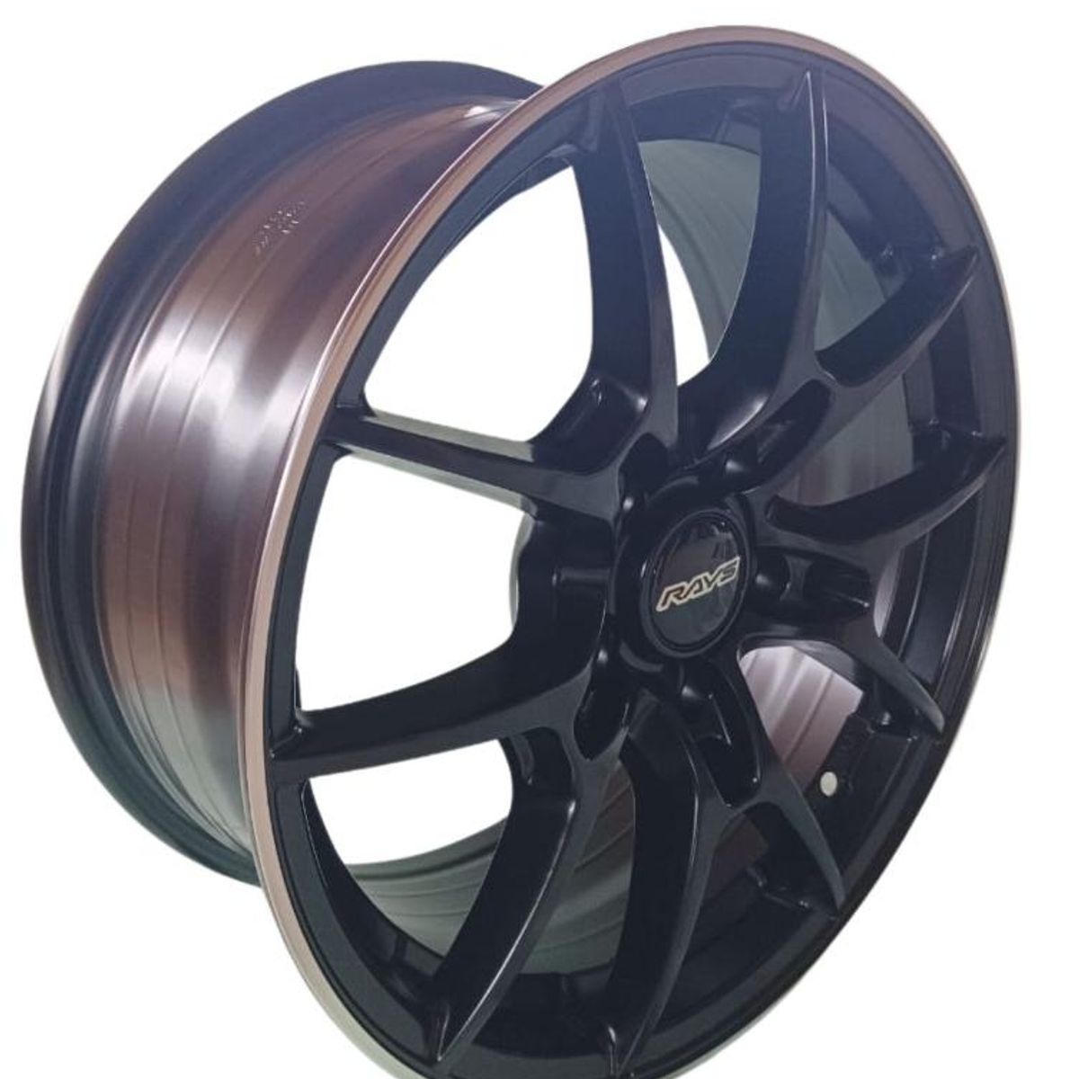 GENERICO - Juego de Llantas 18x8 5x108 Et38 matt black machine lip 510
