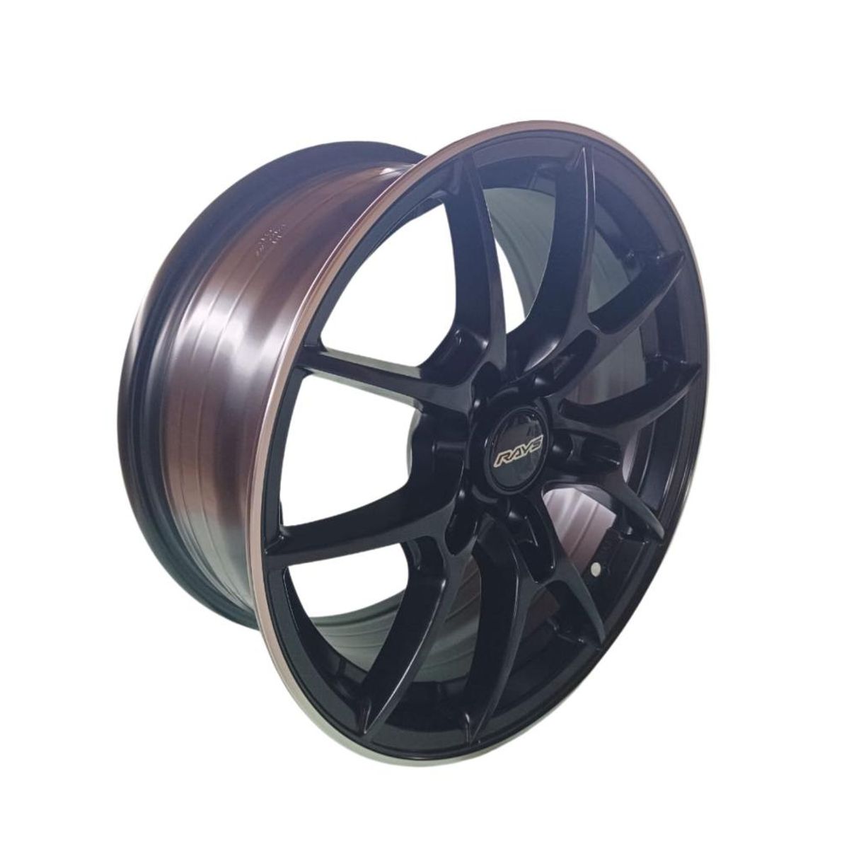 GENERICO - Juego de Llantas 18x8 5x108 Et38 matt black machine lip 510