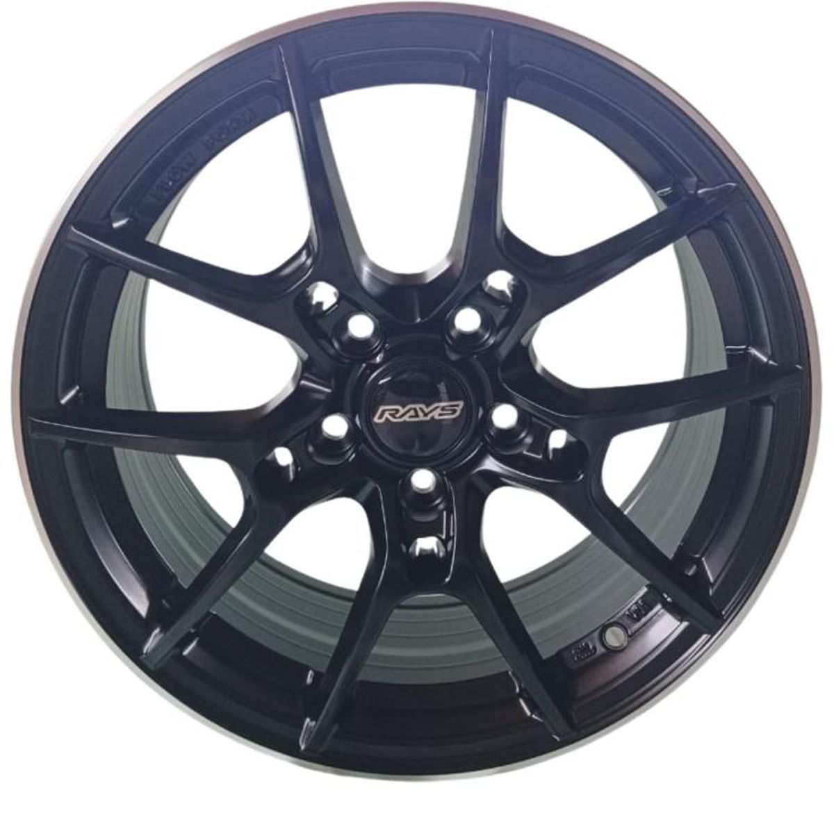 GENERICO - Juego de Llantas 18x8 5x108 Et38 matt black machine lip 510
