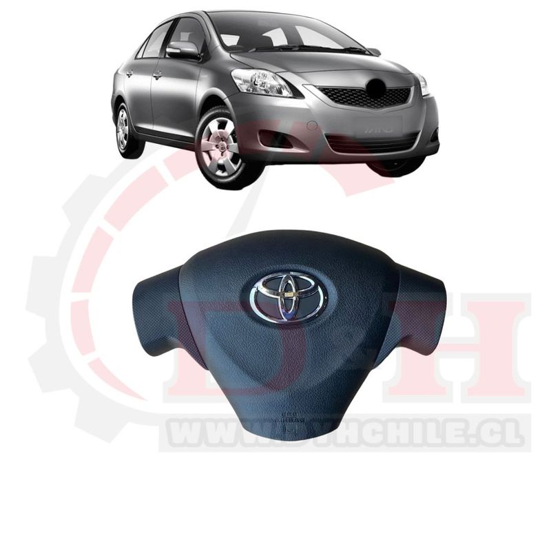 GENERICO - Tapa Airbag Centro Volante toyota new yaris 2006-2013