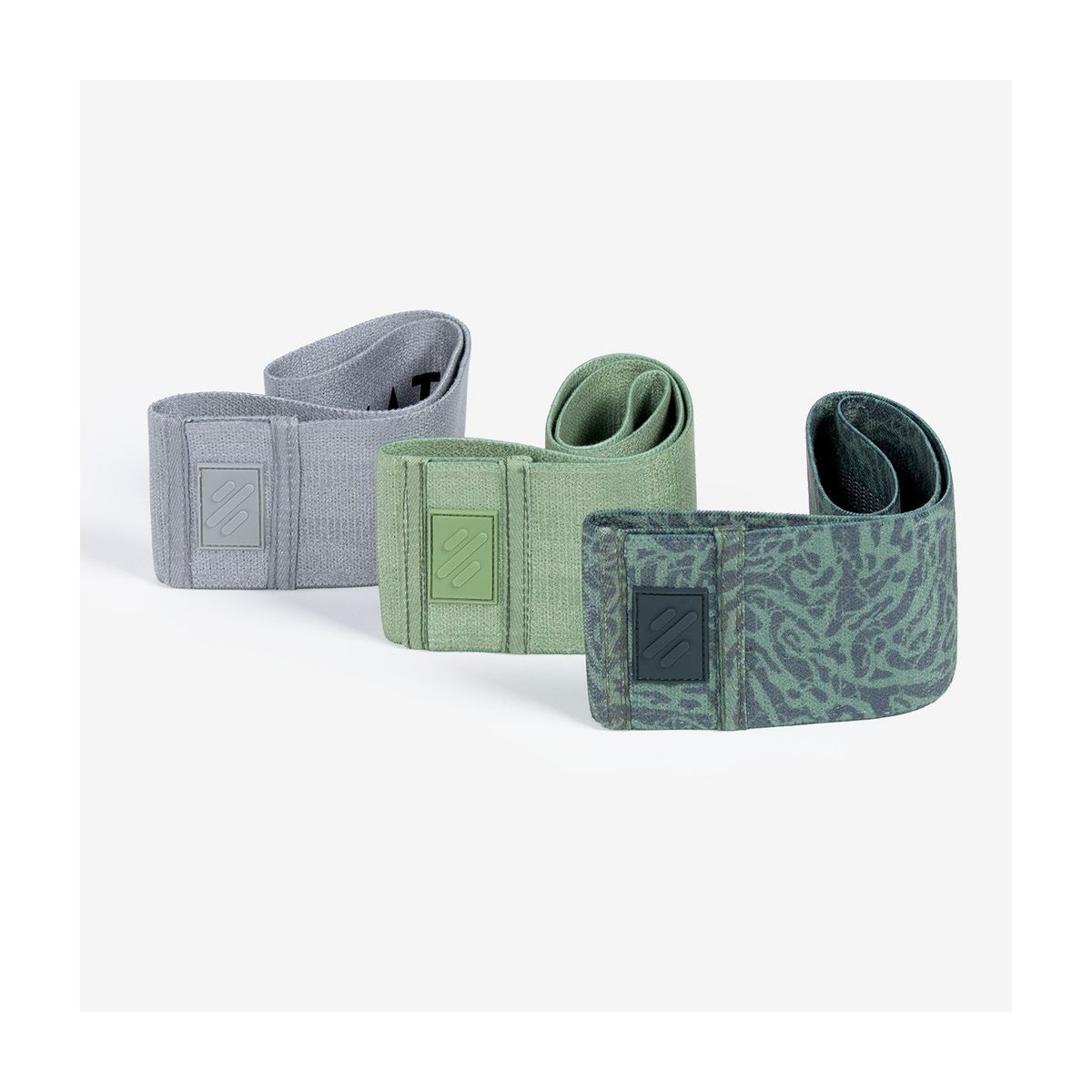 ULTIMATE FITNESS - ULTIMATE PACK ELASTIC GRIS - VERDE