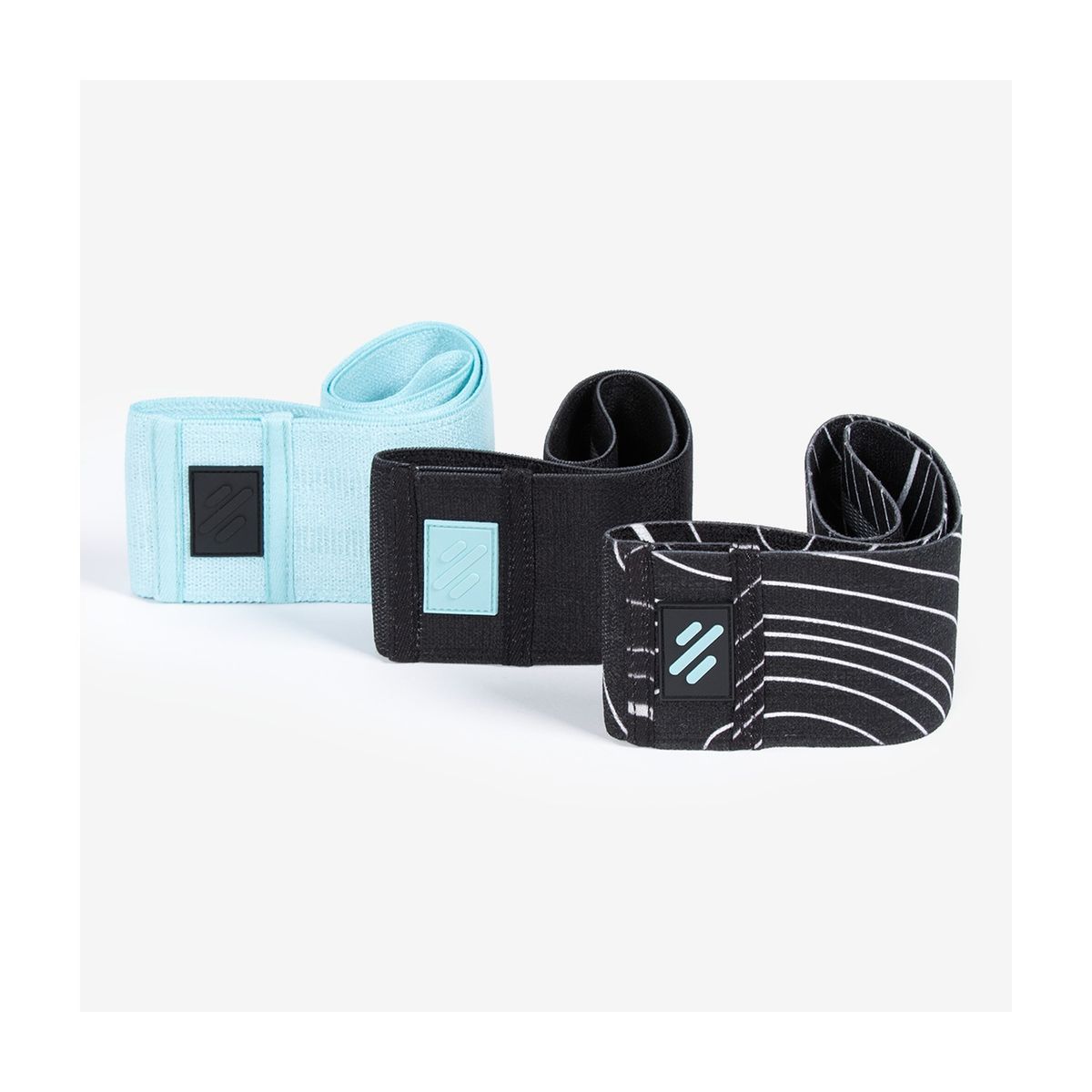 ULTIMATE FITNESS - ULTIMATE PACK ELASTIC NEGRO - CELESTE