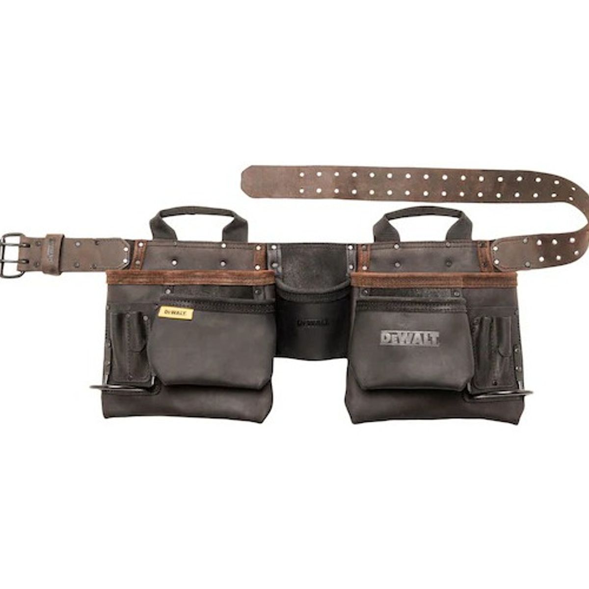 DEWALT - Coleto Porta Herramientas De Cuero 11 Bolsillos Dewalt.- E.o