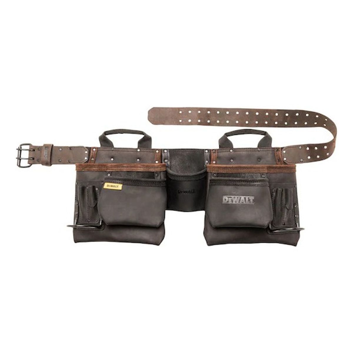 DEWALT - Coleto Porta Herramientas De Cuero 11 Bolsillos Dewalt.- E.o