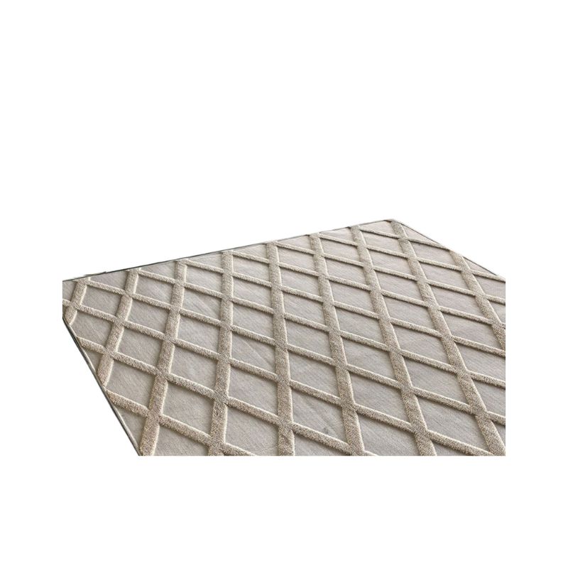 GENERICO - Alfombra Rectangular Jacquard Aterciopeladas Moderno 200x160cm