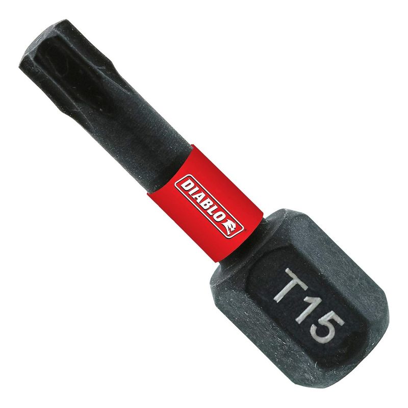 DIABLO - Juego De Brocas Impacto Torx T15 Diablo 25 Un - E.o.