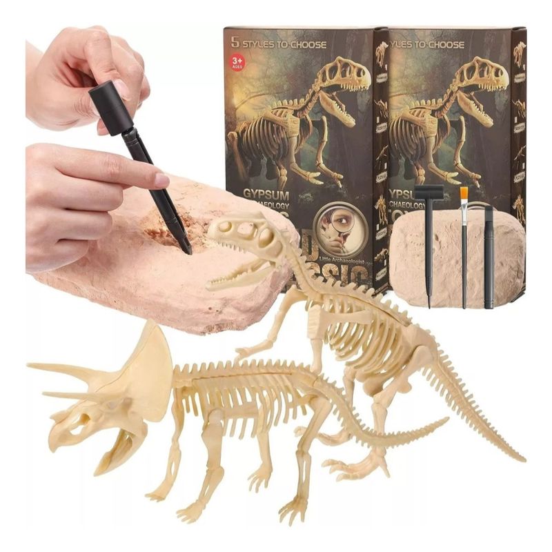 ROZENBERG SPA - Kit Excavación Fósil Dinosaurio Descubrimiento Arqueologico