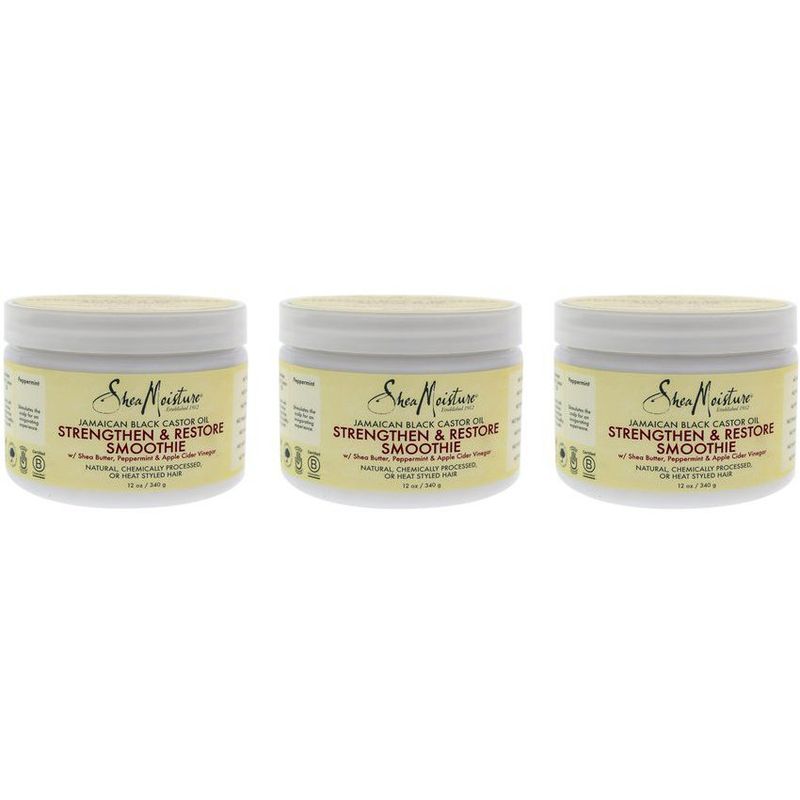 SHEA MOISTURE - Hair Smoothie Cream - Pack of 3-Shea Moisture-12oz
