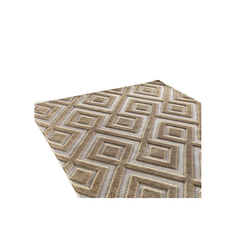 GENERICO - Alfombra Rectangular Jacquard Aterciopeladas Moderno 200x160cm