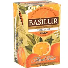BASILUR - Te Negro Tangerine Caja 25 bolsas