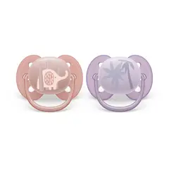 AVENT - Chupete Ultra Soft 0-6 Meses Niña Philips
