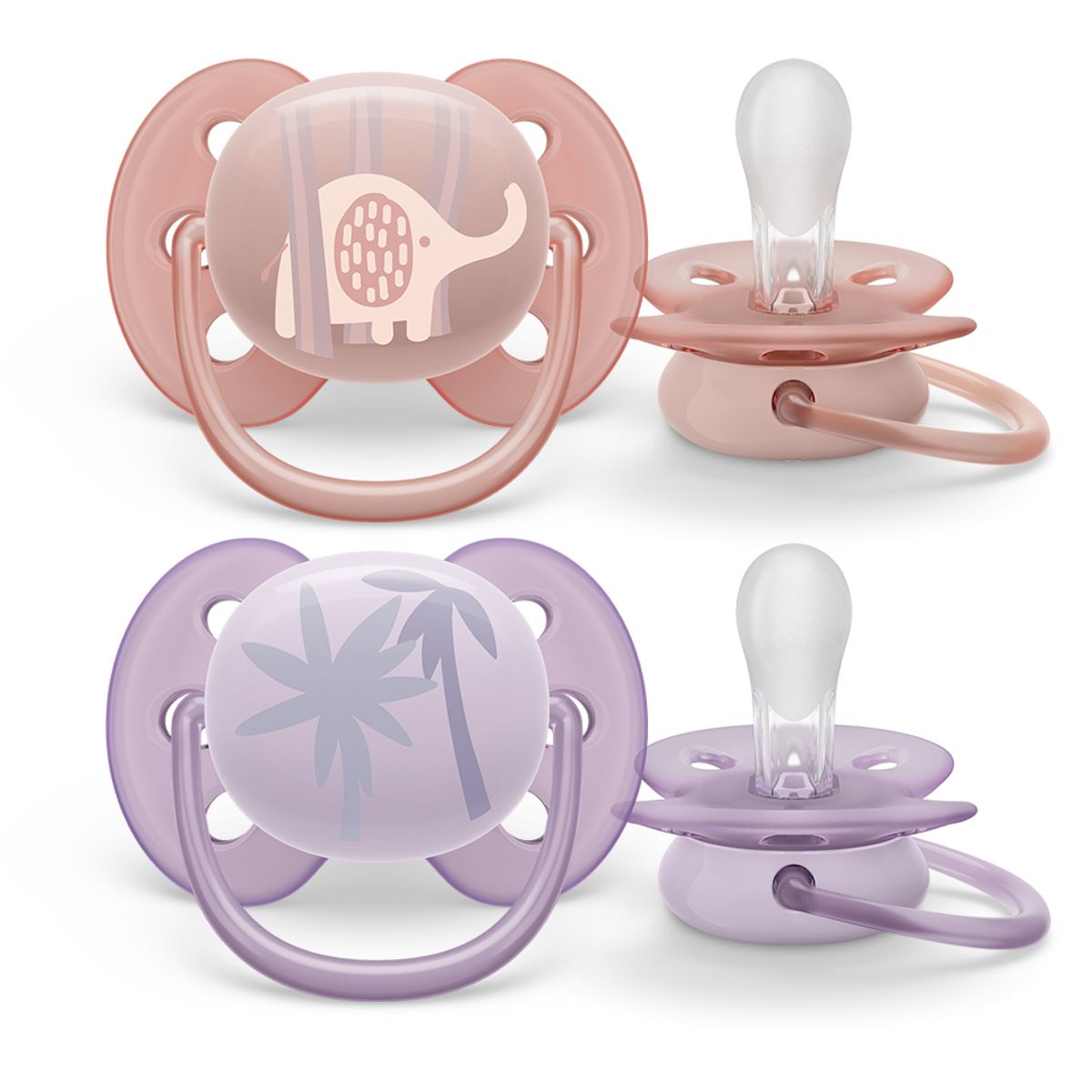 AVENT - Chupete Ultra Soft 0-6 Meses Niña Philips Avent