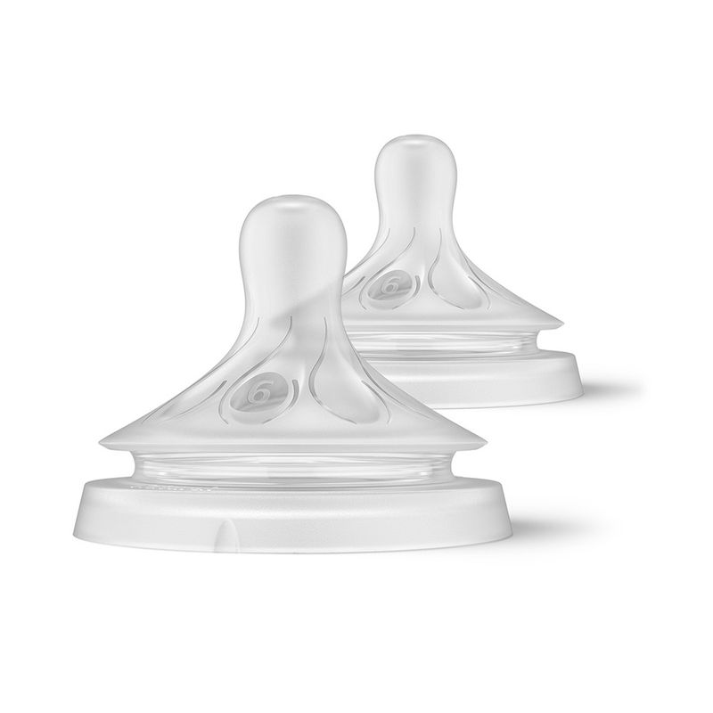 AVENT - 2 Tetinas Natural 3.0 Para Preparados Más Espesos