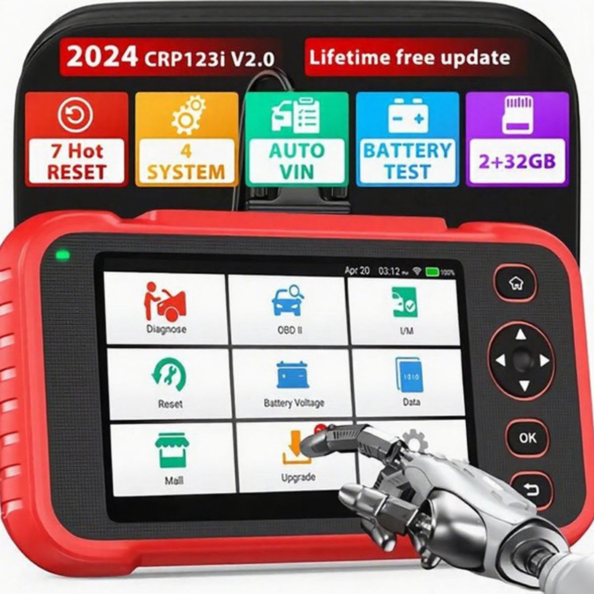 U BUY - Escaner Automotriz Multimarca Obd2 V20 Con 4 Sistema