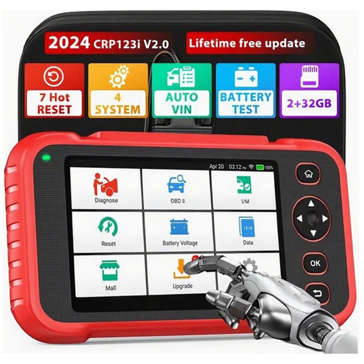 U BUY - Escaner Automotriz Multimarca Obd2 V20 Con 4 Sistema