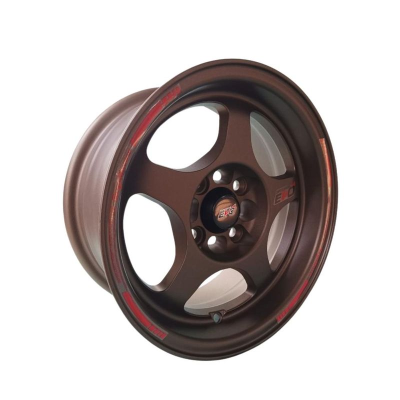GENERICO - Juego de Llantas 13x6 4x100 Et5 matte bronze JCW35
