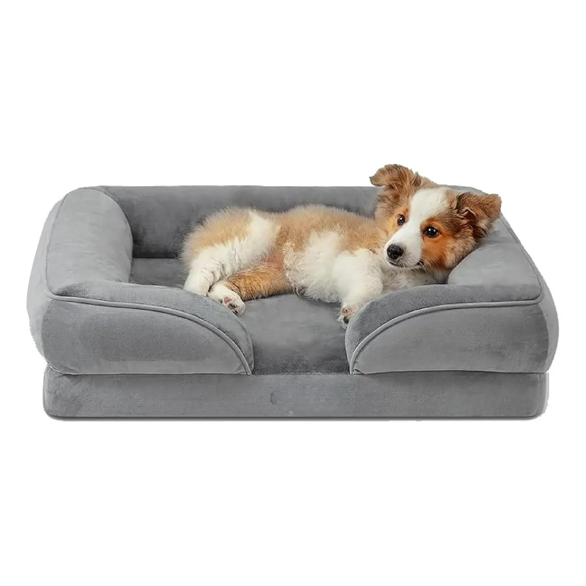 PELUDINES - Cama Ortopédica  89 Cm L Gris Gris