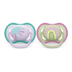 AVENT - Chupete Ultra Air 0-6 Niña Philips