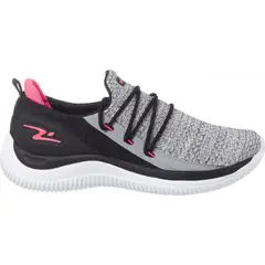 POZATINI - ZAPATILLA MUJER CENIZA NEGRO ROSA