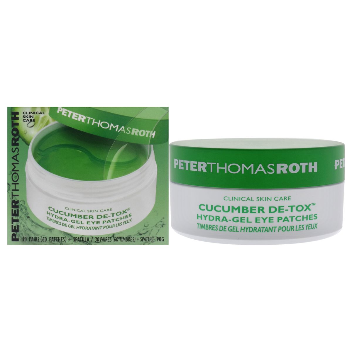 PETER THOMAS ROTH - Parche Hidratante para Ojos De-Tox de Pepino 60Pc Peter Thomas Roth