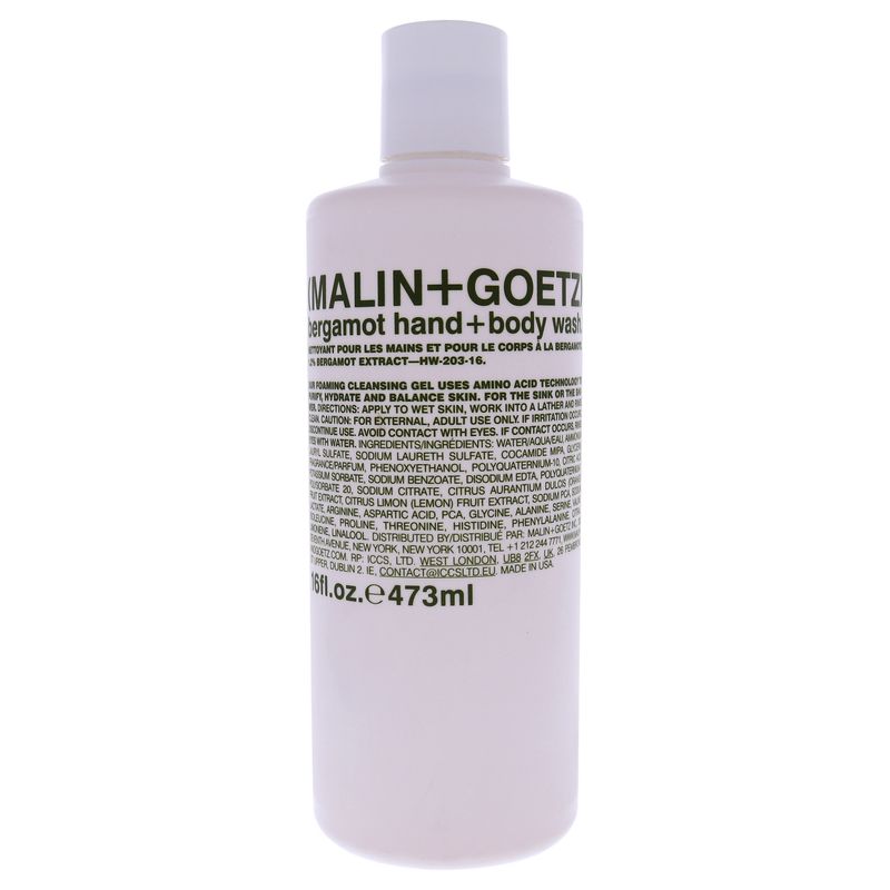MALIN + GOETZ - Gel de Ducha y Manos de Bergamota 480ml Malin + Goetz
