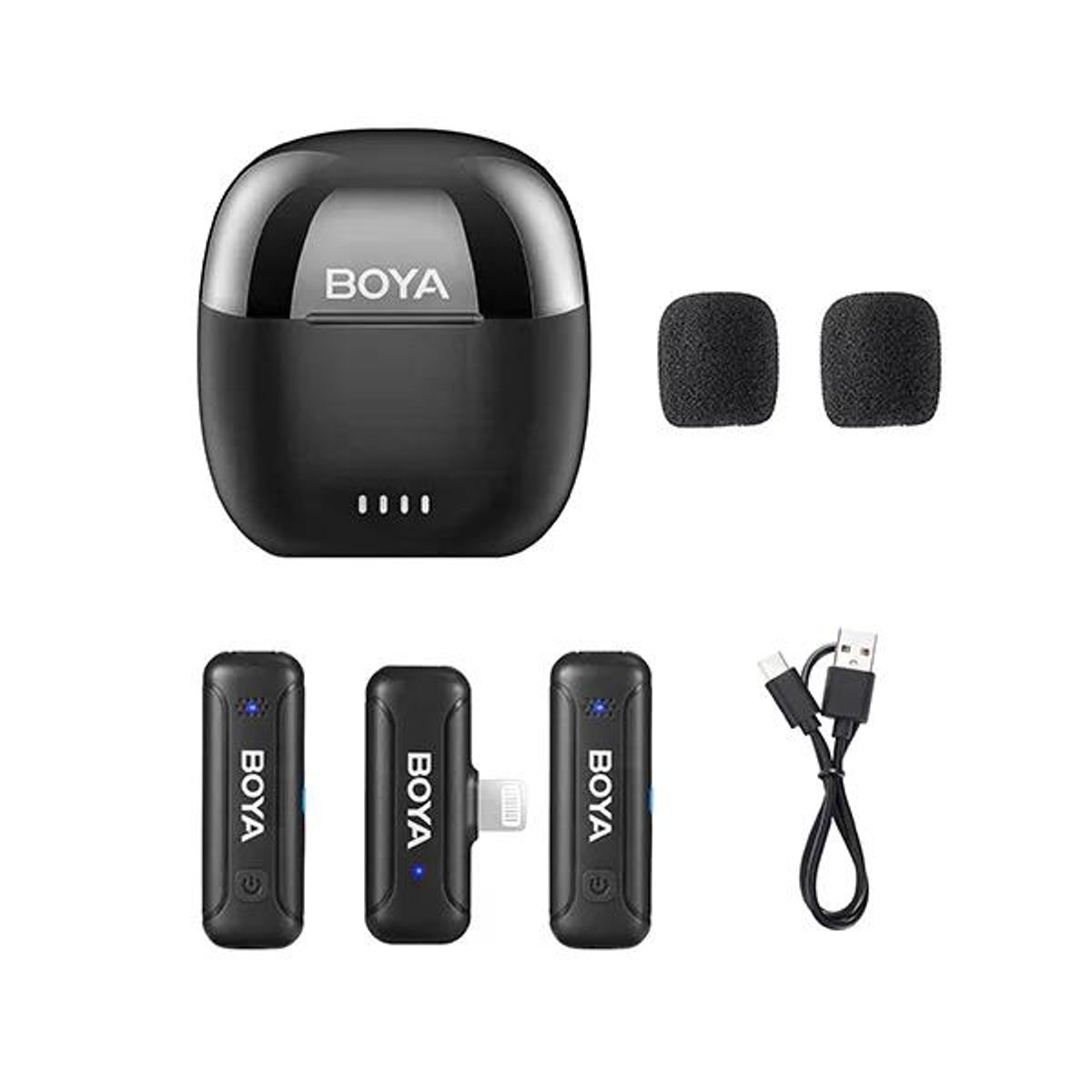 BOYA - Boya BY-WM3T-D2 Mini 24GHz Micrófono Inalámbrico Conector Lightning