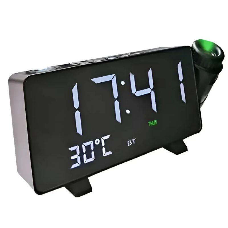 GENERICO - Reloj Despertador Led Con Proyector Y App Rml Clock