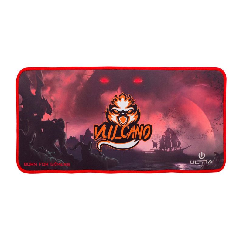 ULTRA - MousePad Gamer XL 20x40cm Rojo Vulcano Ultra