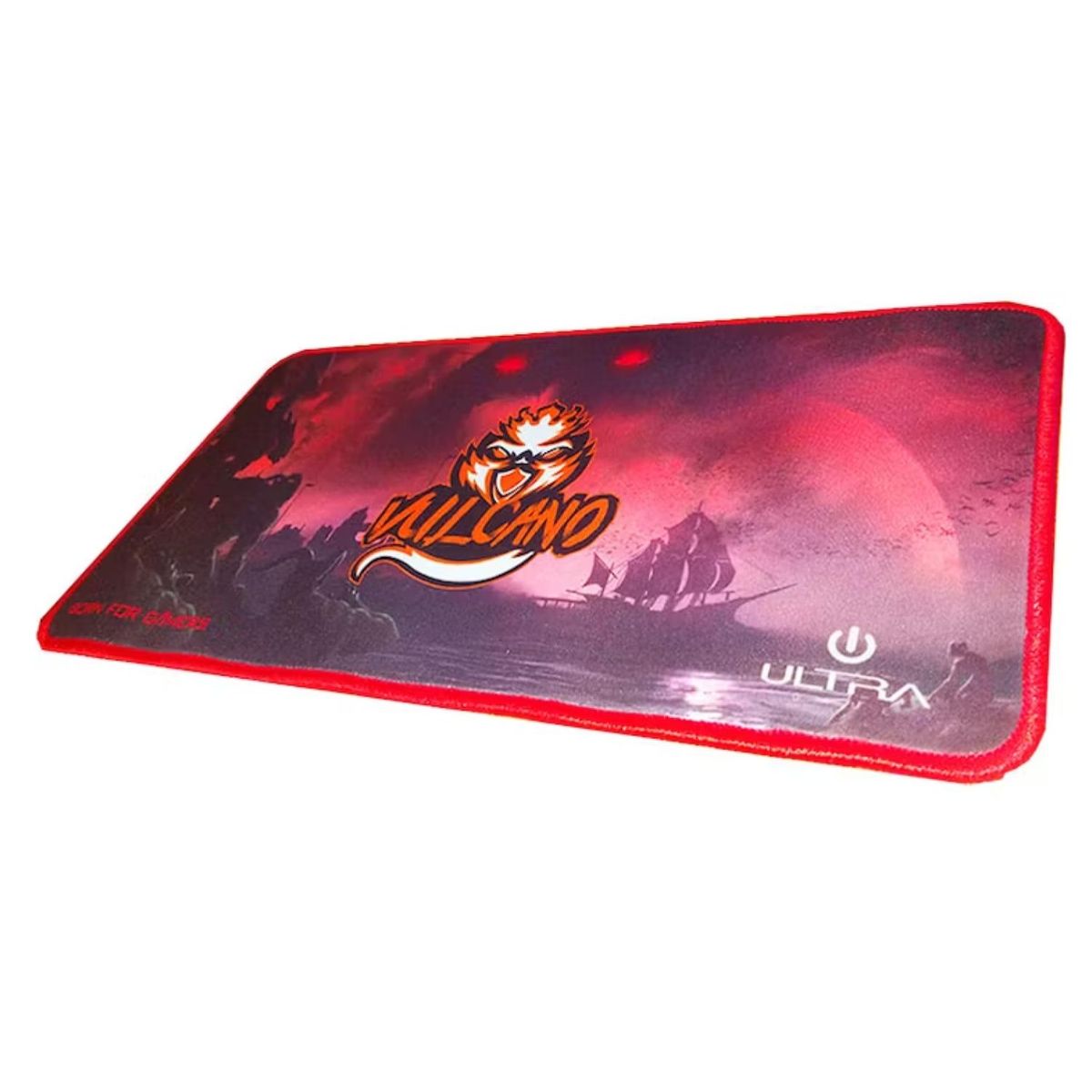 ULTRA - MousePad Gamer XL 20x40cm Rojo Vulcano Ultra