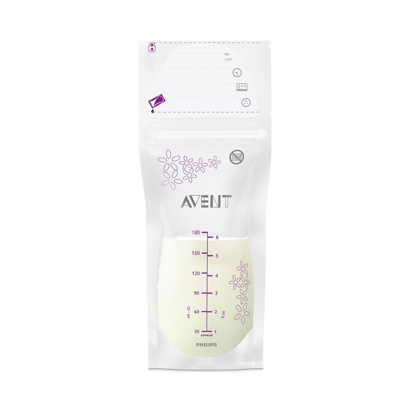 AVENT - Bolsas Para Almacenar Leche 180ml Philips Avent