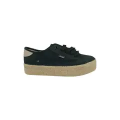 HERIEL - Zapatilla Negra Plataforma