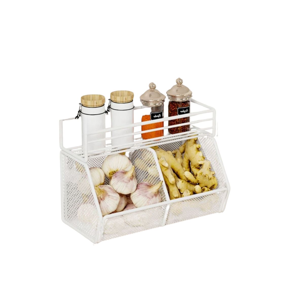 GENERICO - Especiero Estante Flotante De Metal Para Especias De Cocina