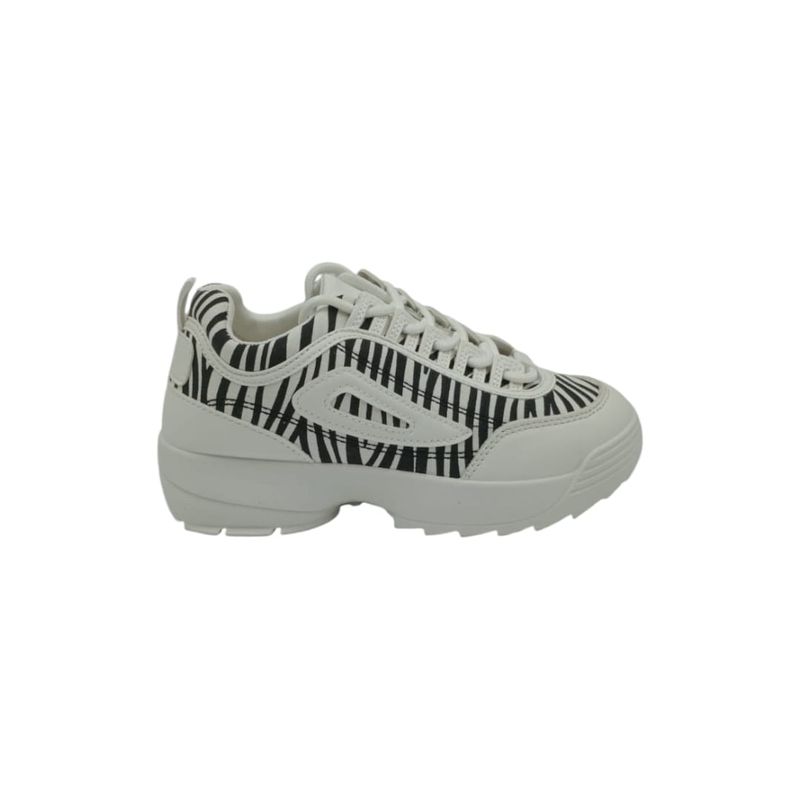 HERIEL - Zapatilla Blanca Print Mujer