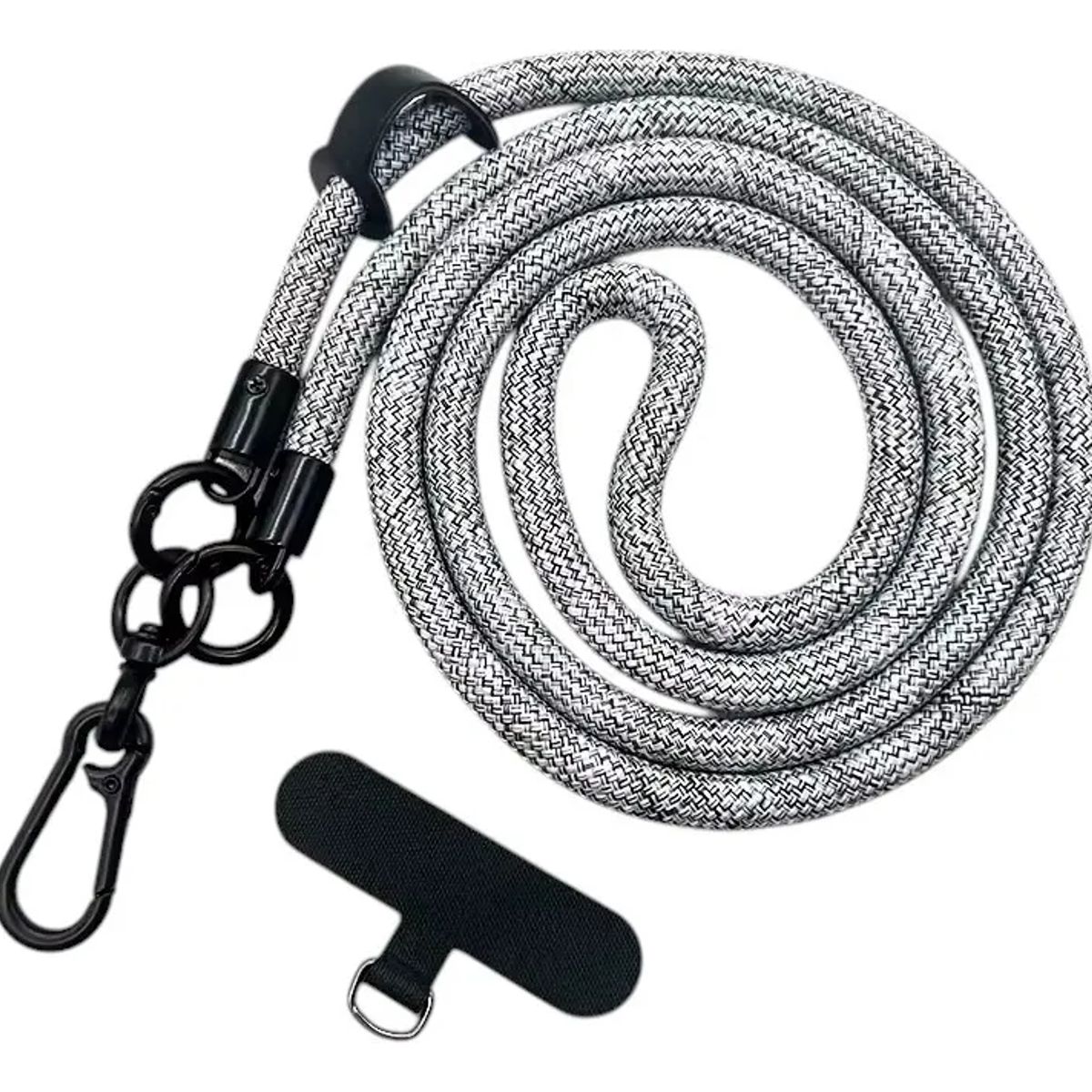 GENERICO - Colgante Para Carcasa Celular Universal Correa 120cm Gris