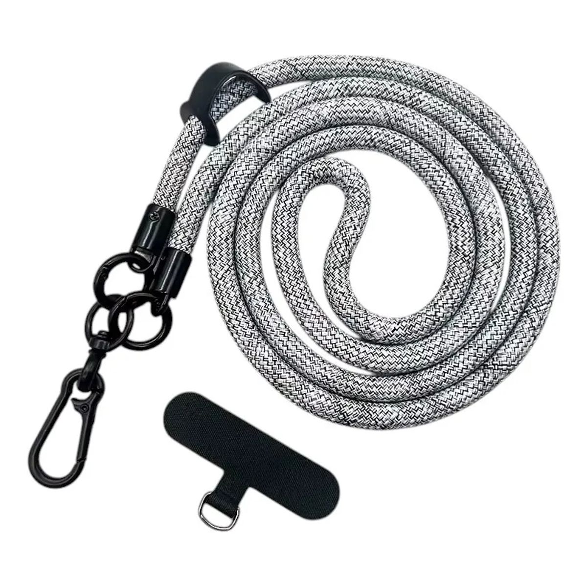 GENERICO - Colgante Para Carcasa Celular Universal Correa 120cm Gris