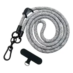 GENERICO - Colgante Para Carcasa Celular Universal Correa 120cm Gris